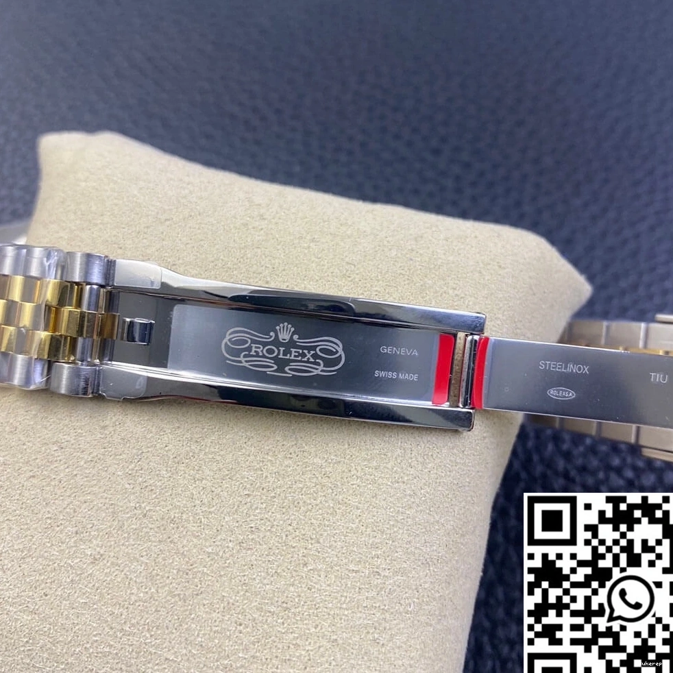 Pattern Rolex Factory EW Datejust Silver M126231-0031 Palm Dial Leaf 0112